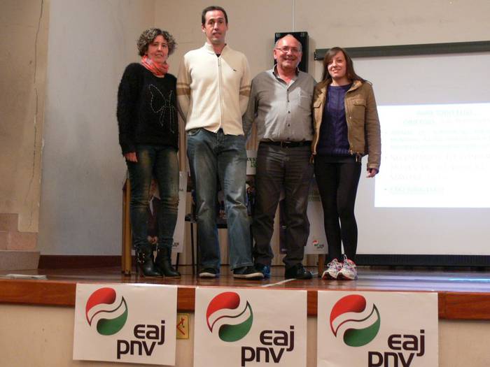 Hamar puntutan azaldu du Zestoako EAJk bere programa