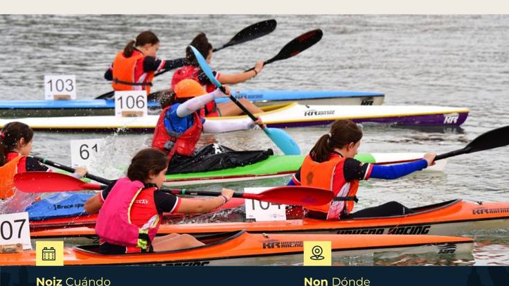 Piraguismoko eskolarteko Gipuzkoako txapelketa