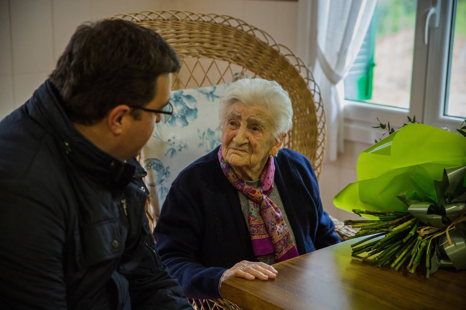 Madalena Artetxe Arrieta itziartarrak 100 urte bete ditu