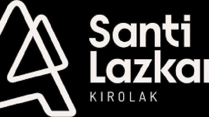 Santi Lazkano logo beltza