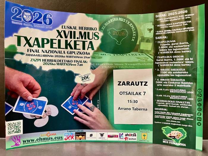 Txapelketa: Euskal Herriko XVII. Mus Txapelketako kanporaketa