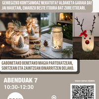 Gabonetako apaingarri jasangarrien tailerra