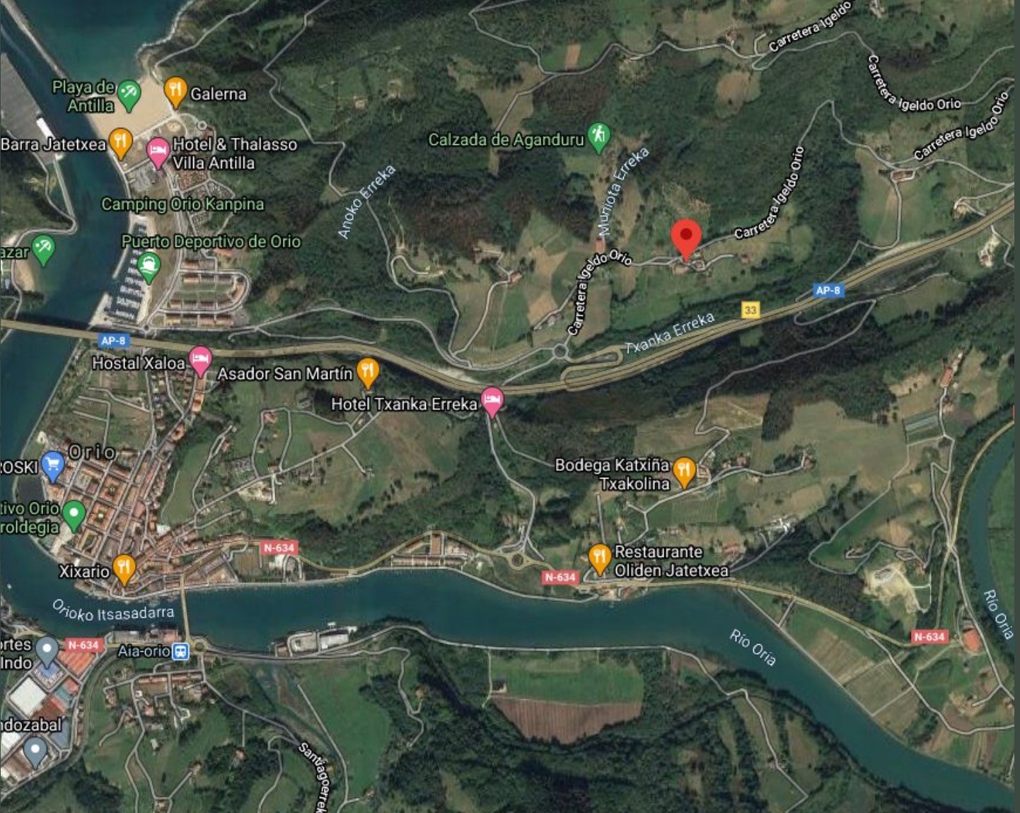 Trafiko istripua izan da Igeldoko bidean