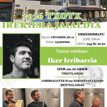 Ekitaldia: txotx irekiera