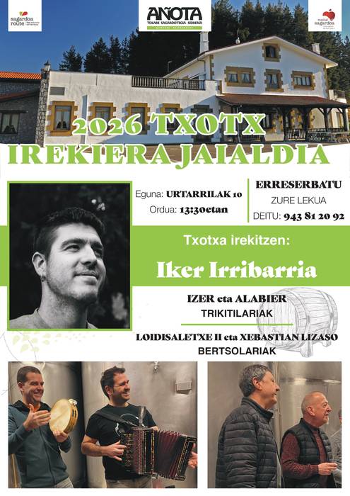 Ekitaldia: txotx irekiera