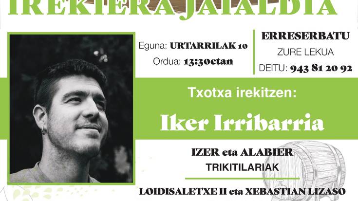 Ekitaldia: txotx irekiera