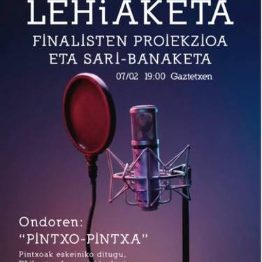 Bikoizketa lehiaketako proiekzioa eta sari banaketa