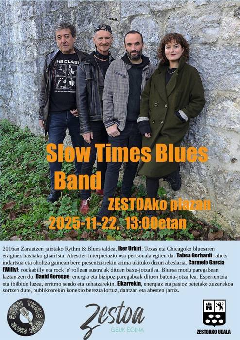 Kontzertua: Slow Times Blues Band