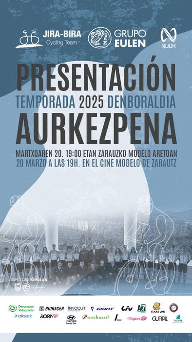 Aurkezpena: Jira-Bira Eulen Nuuk Zarauzko txirrindulari taldearen aurkezpena