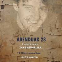 Ramon Oñederra 'Kattu'-ri lore eskaintza