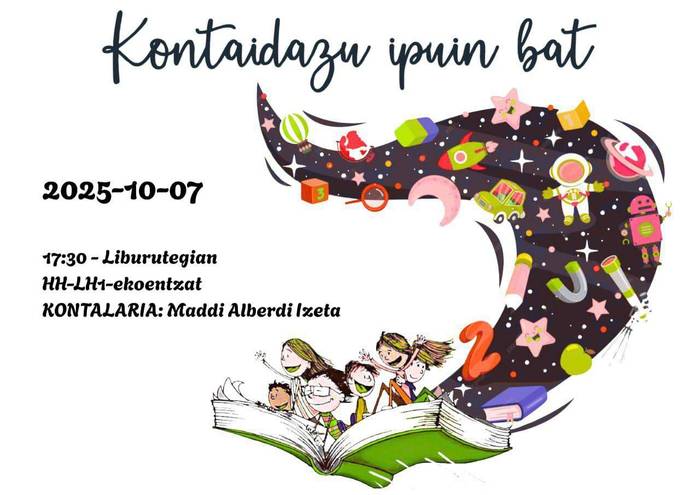 Ipuin kontaketa: 'Kontaidazu ipuin bat' saioa