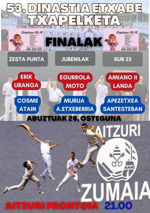 Dinastia Etxabe txapelketako finalak