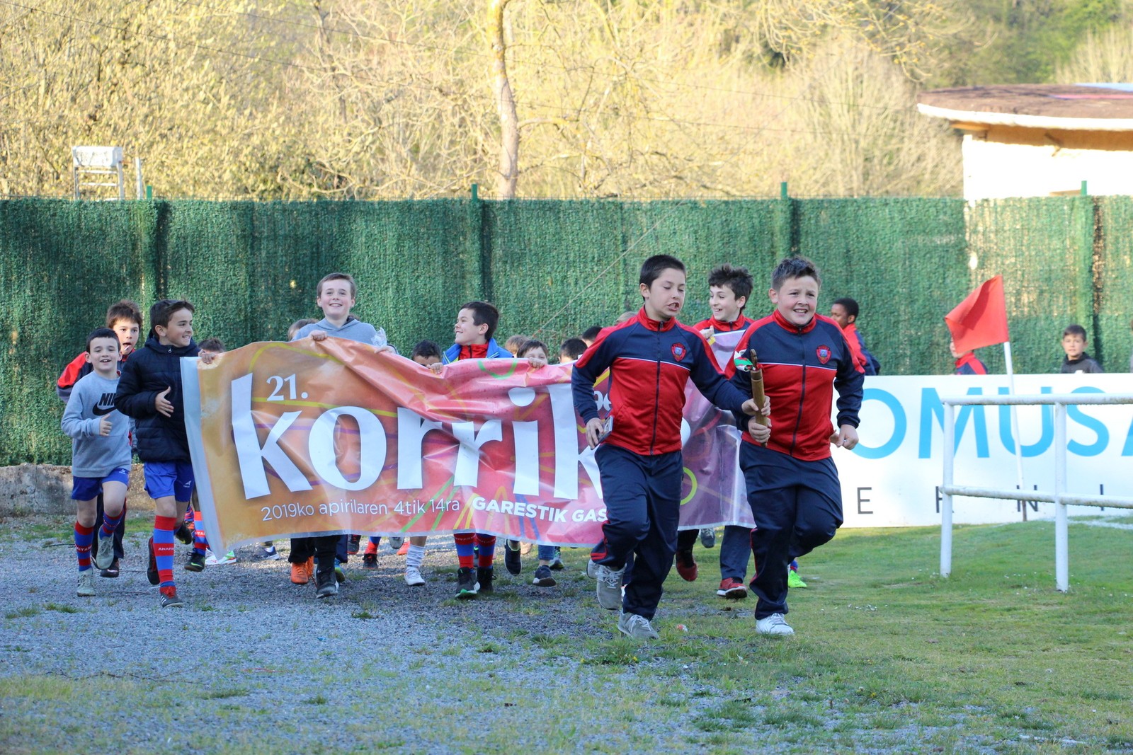 Korrika Txikia egingo dute Anaitasunaren larunbateko partidaren atsedenaldian