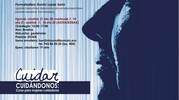 Emakume zaintzaileentzako ikastaroa otsailetik apirilera Brankan