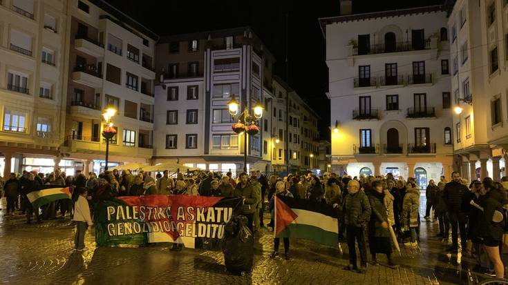 Palestinari elkartasuna adierazteko protesta egingo dute bihar