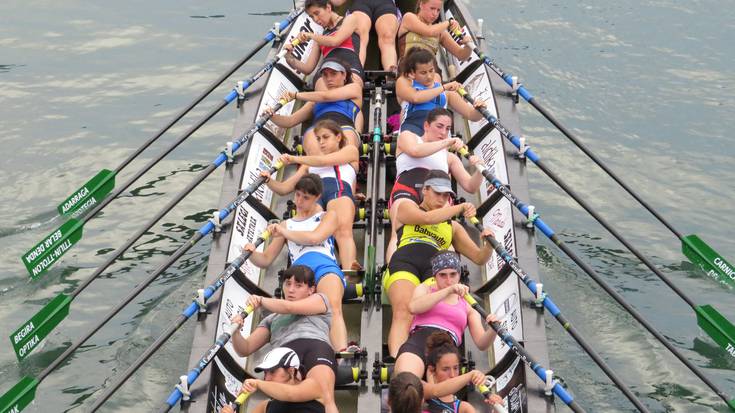 Euskotren ligara sartzeko estropadak izango ditu Hernanik asteburuan