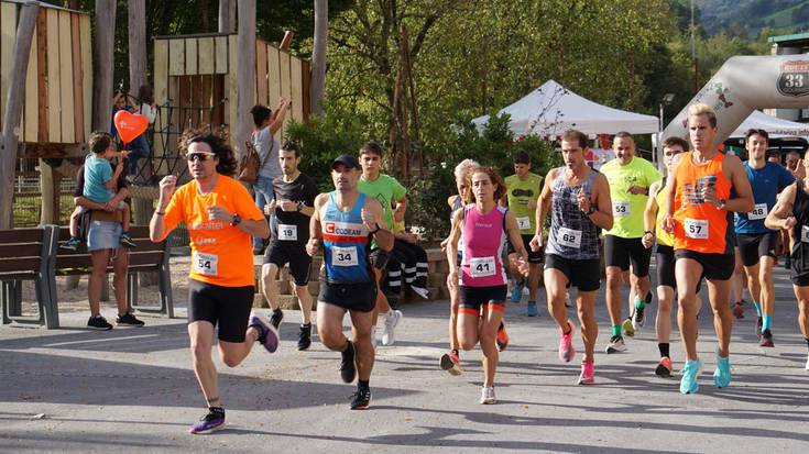 Bihotzez elkartearen aldeko martxa eta lasterketa solidarioa egin dituzte goizean