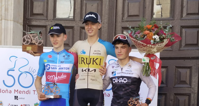 Aratz Unanue bigarren Oñatin; Beñat Sainz laugarren Liernin