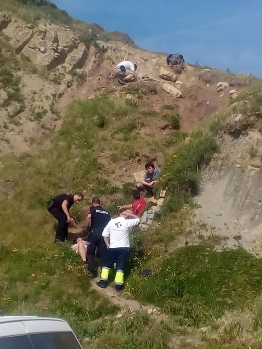 Geologo batek istripua izan du Itzurunen