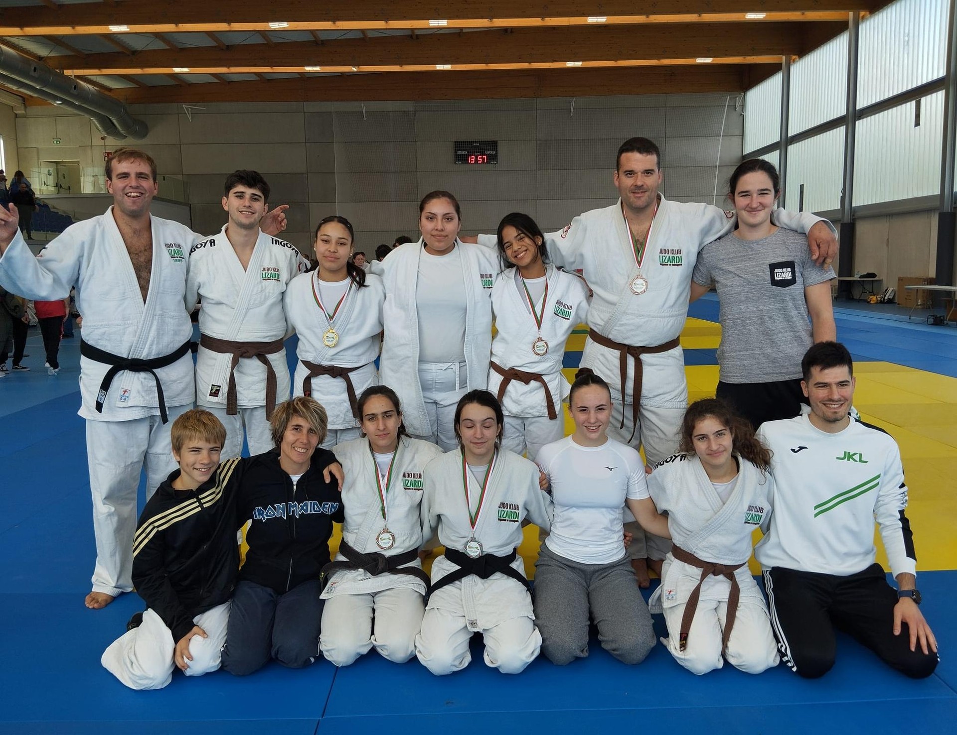 Bost domina lortu ditu Lizardi judo klubak Euskadiko Txapelketan