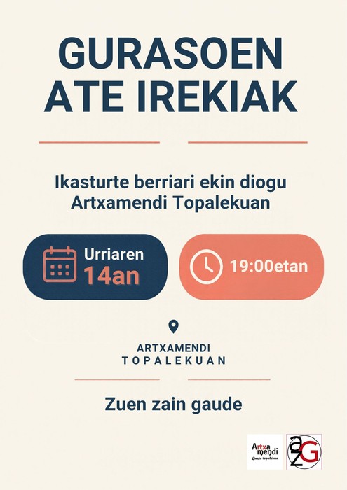 Ate irekien saioa: Artxamendi topalekua