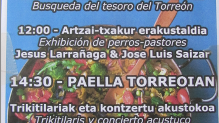 Udaren agurra egingo dute Torreoian