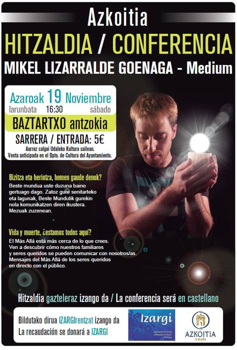 Mikel Lizarralderen konferentzia