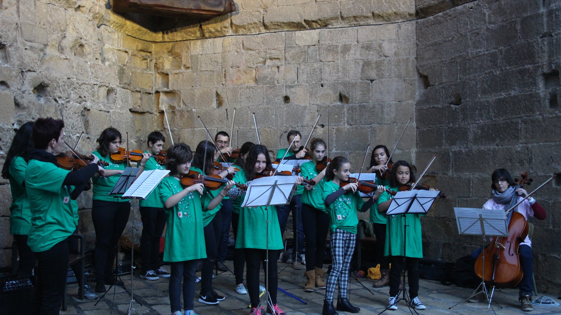 Musika eskolaren Santa Zeziliako ekitaldiak