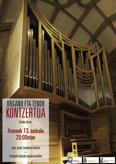 Kartelak: Organo eta tenor kontzertua