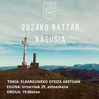 Anaitasuna mendi bazkunaren urteko batzar nagusia