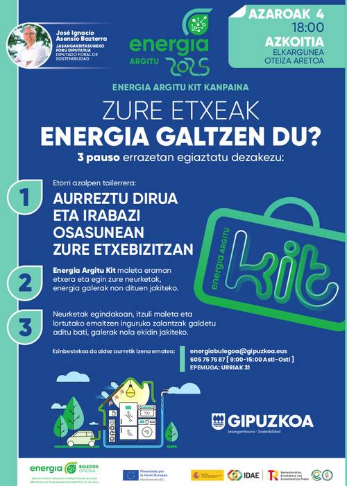Tailerra: 'Zure etxeak energia galtzen du?'