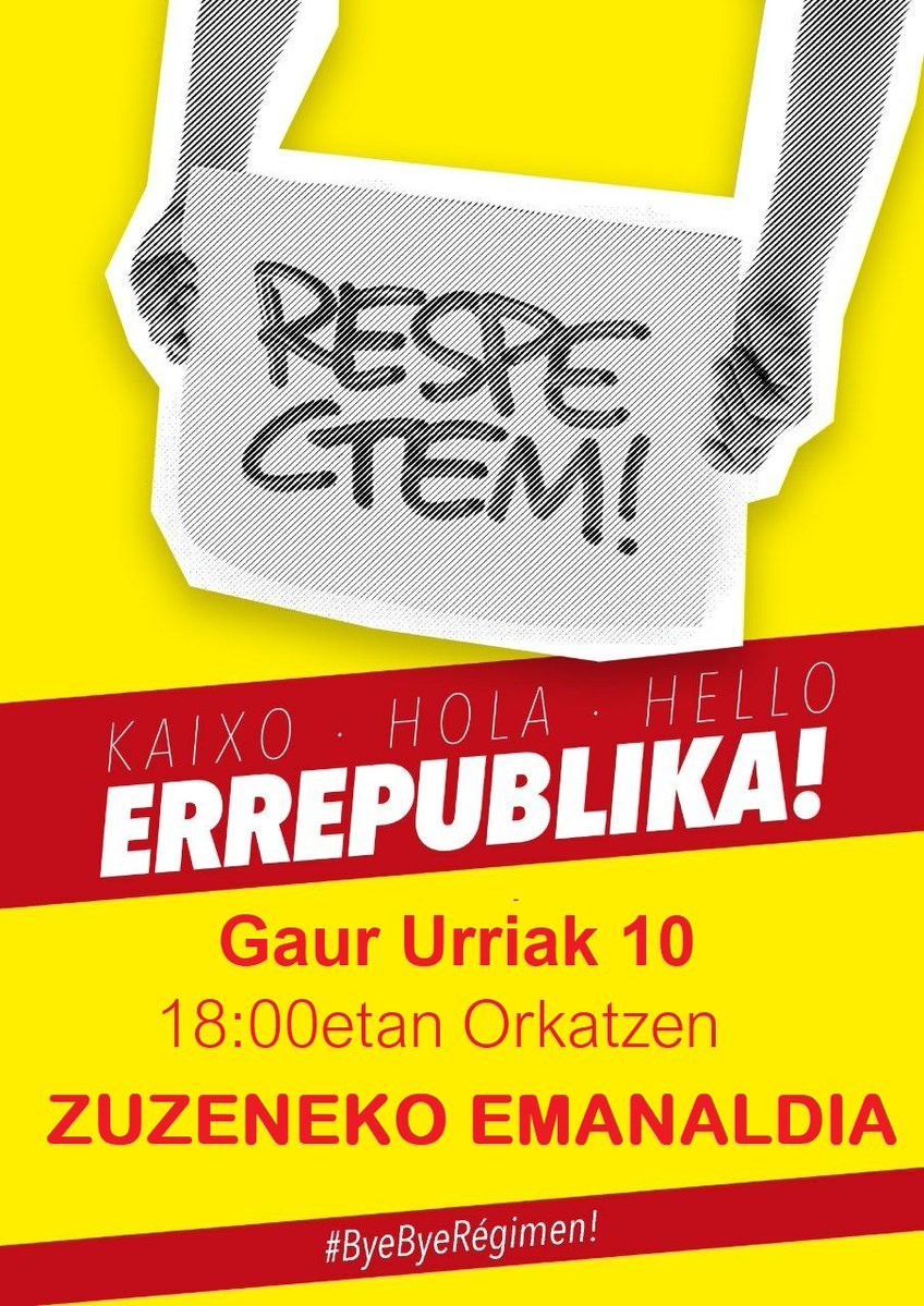 Carles Puigdemont Kataluniako presidenteak egingo duen agerraldia zuzenean, Orkatzen