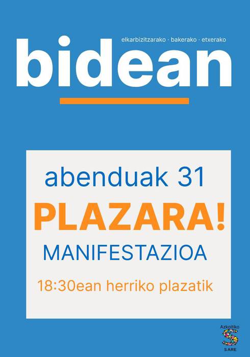Euskal presoen eskubideen aldeko manifestazioa