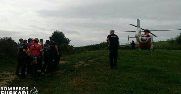Hil egin da Elorriagan istripua izandako ziklista