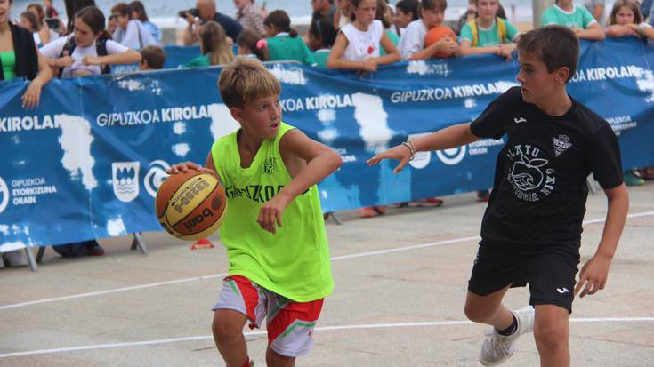 Saskibaloiaren festa malekoira itzuli da