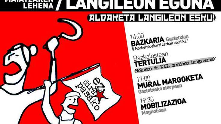 Hainbat ekitaldi izango dira Zumaian Maiatzaren 1aren harira