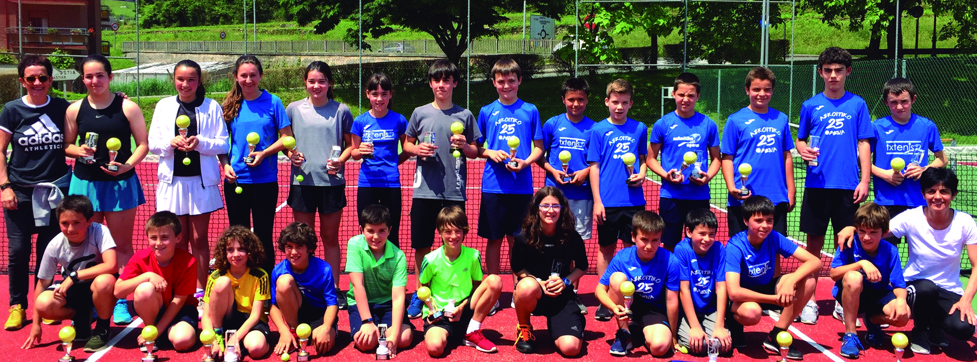Txerloia Tenis Klubak bere helburu nagusia lortu du: TENISA DENENTZAT izatea