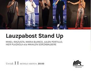 'Katapulta Tour: Lauzpabost stand up' bakarrizketetarako sarrerak