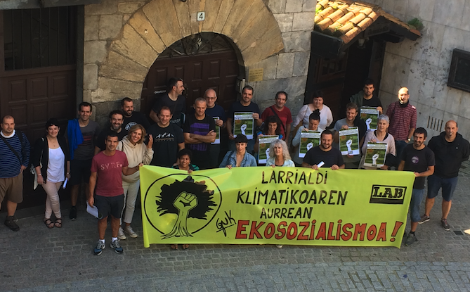LABek Azpeitiko eta Zarauzko egoitza itxiko du bihar, klima larrialdia salatzeko grebarekin bat eginez