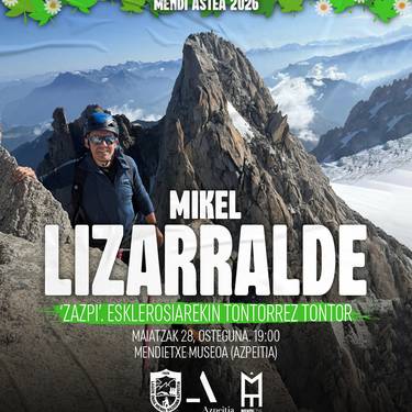 Mendi Astea: Mikel Lizarralde, 'Zazpi. Esklerosiarekin tontorrez tontor'