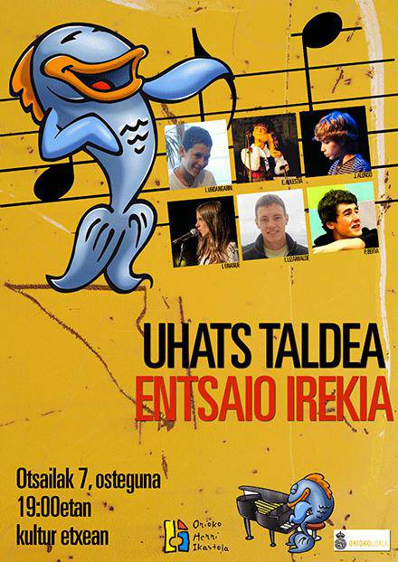 Uhats taldearen entsegu irekia Kultur Etxean