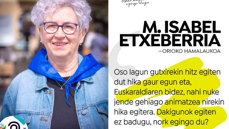 Orioko hamalaukoa: M. Isabel Etxeberria