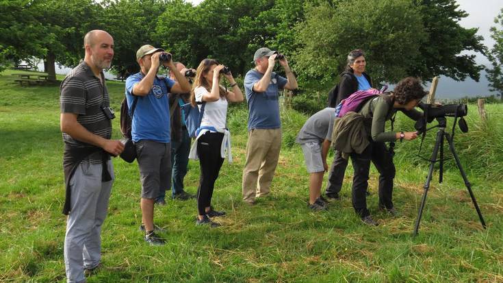 Geoparkeko flora eta fauna ezagutzeko aukera izan zen atzo