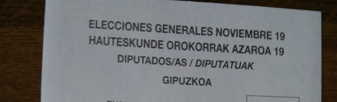 Alderdiek gezurtatu egin dute boto paperen zurrumurrua