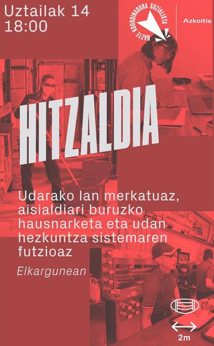 Urola Erdiko GKSren hitzaldia