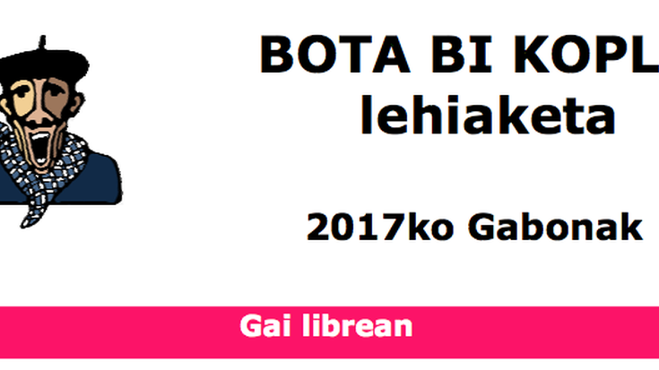 Bota bi kopla! lehiaketako bilduma