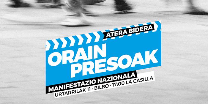 Presoen aldeko manifestaziorako autobusak jarriko dituzte Zarauztik