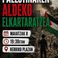 Palestinaren aldeko elkarretaratzea
