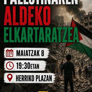 Palestinaren aldeko elkarretaratzea