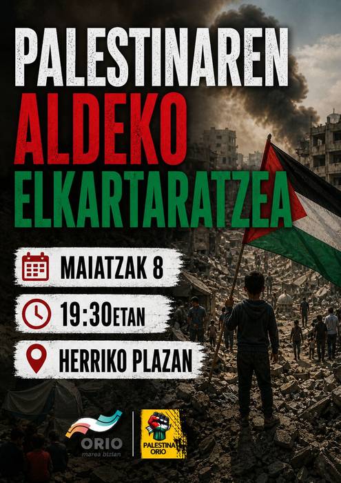 Palestinaren aldeko elkarretaratzea